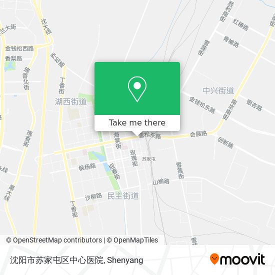 沈阳市苏家屯区中心医院 map