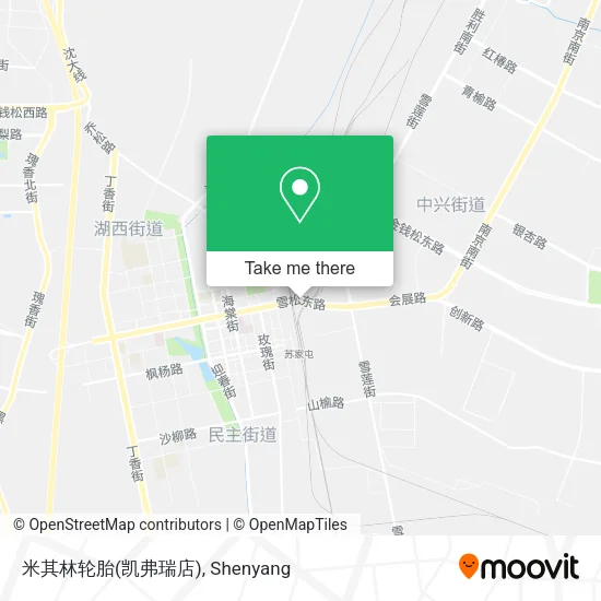 米其林轮胎(凯弗瑞店) map