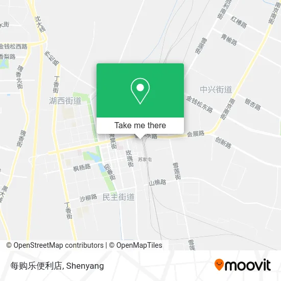 每购乐便利店 map