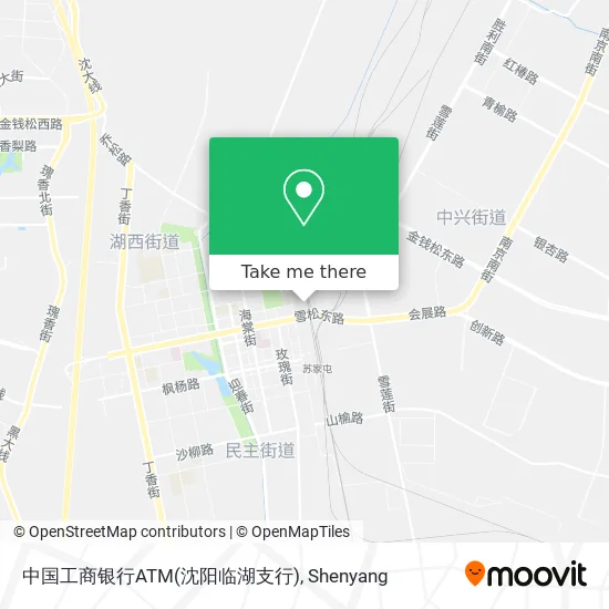 中国工商银行ATM(沈阳临湖支行) map