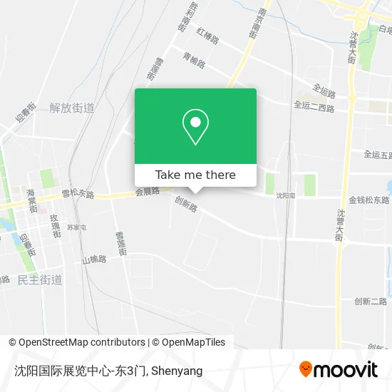 沈阳国际展览中心-东3门 map