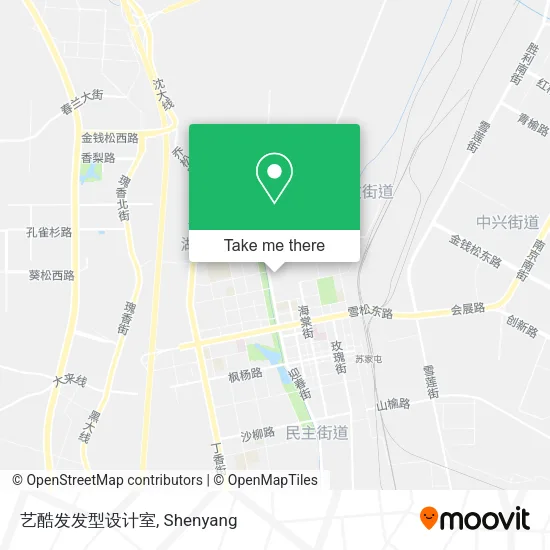 艺酷发发型设计室 map