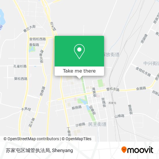 苏家屯区城管执法局 map