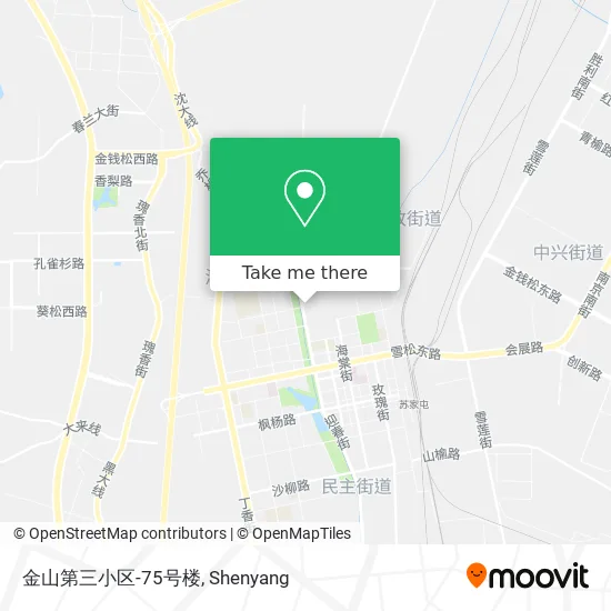 金山第三小区-75号楼 map