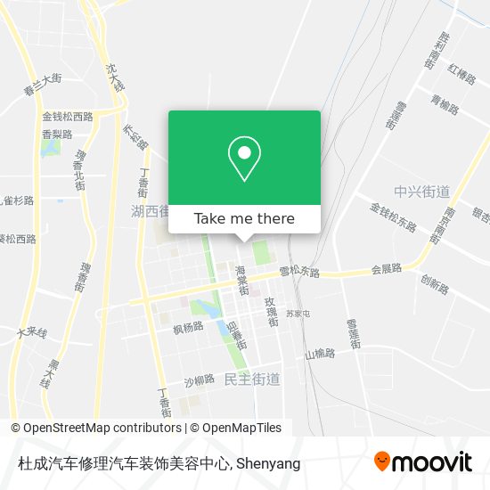 杜成汽车修理汽车装饰美容中心 map