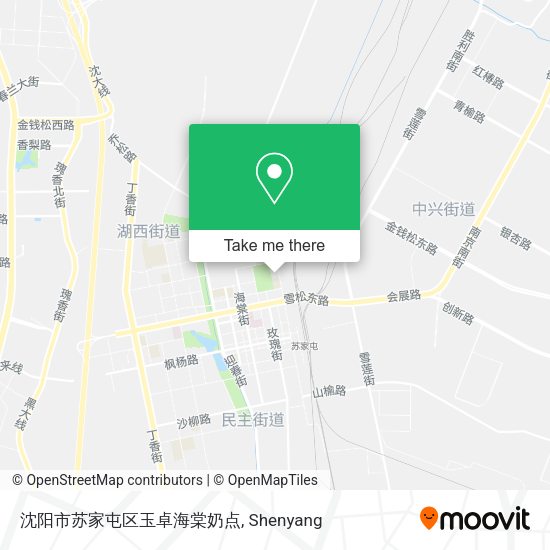 沈阳市苏家屯区玉卓海棠奶点 map