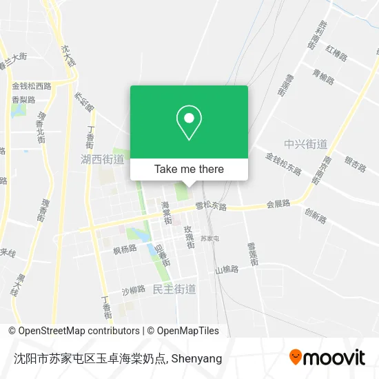 沈阳市苏家屯区玉卓海棠奶点 map