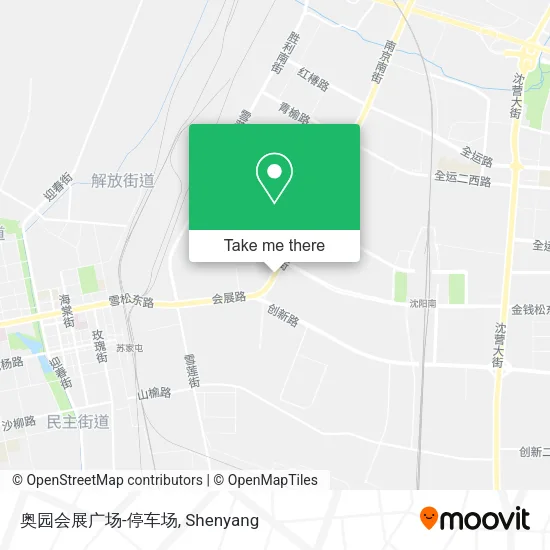 奥园会展广场-停车场 map