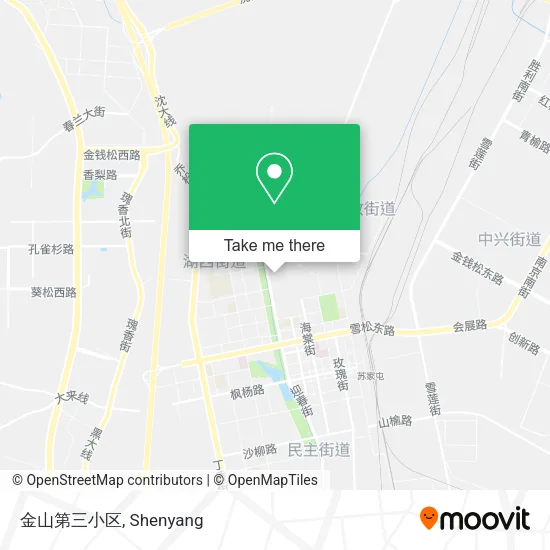 金山第三小区 map