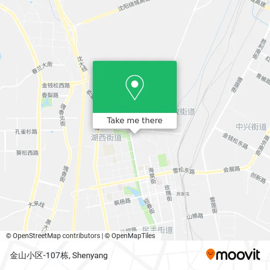 金山小区-107栋 map