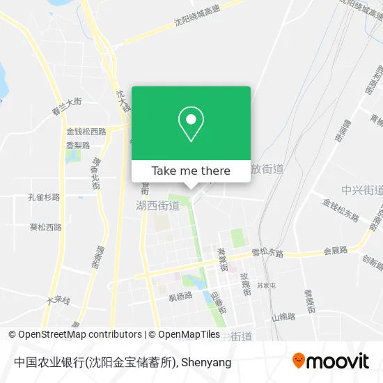 中国农业银行(沈阳金宝储蓄所) map