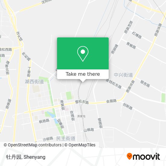 牡丹园 map