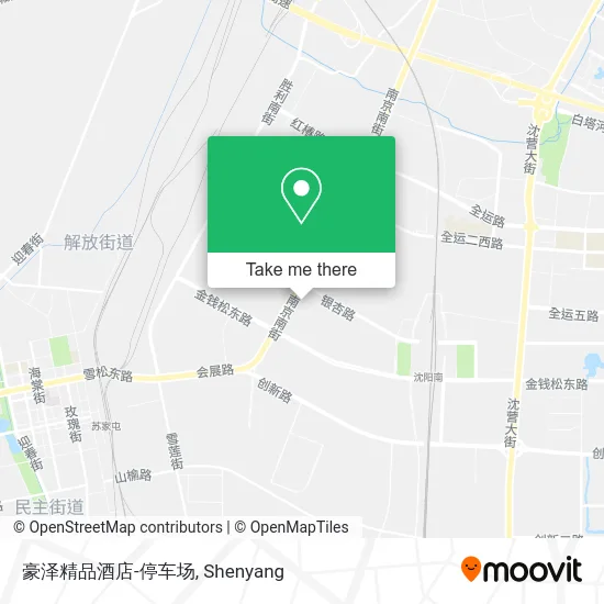 豪泽精品酒店-停车场 map