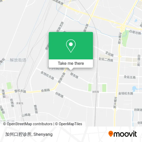 加州口腔诊所 map