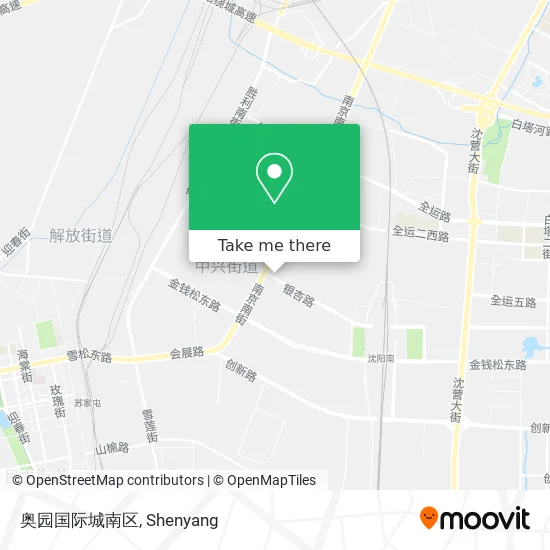 奥园国际城南区 map