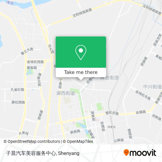 子晨汽车美容服务中心 map