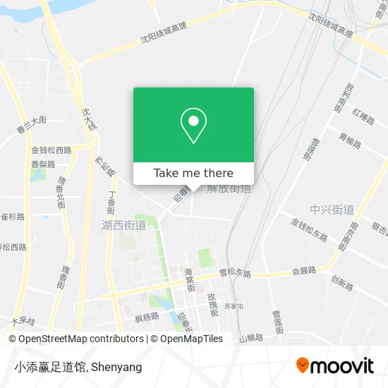 小添赢足道馆 map