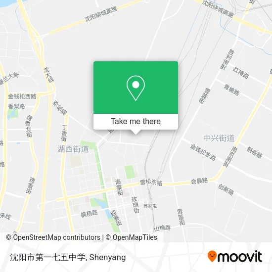 沈阳市第一七五中学 map
