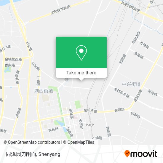 同泽园刀削面 map