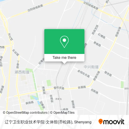 辽宁卫生职业技术学院-文体馆(乔松路) map