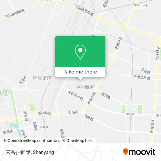 宏香抻面馆 map