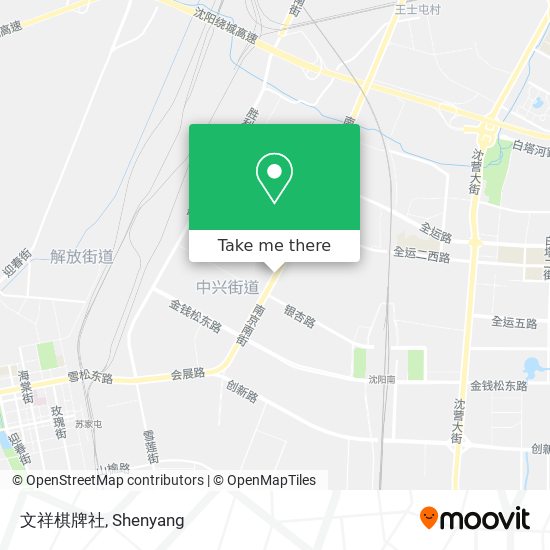 文祥棋牌社 map
