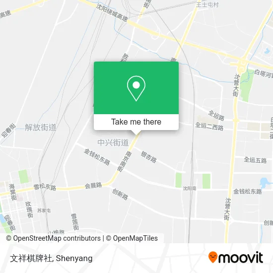 文祥棋牌社 map