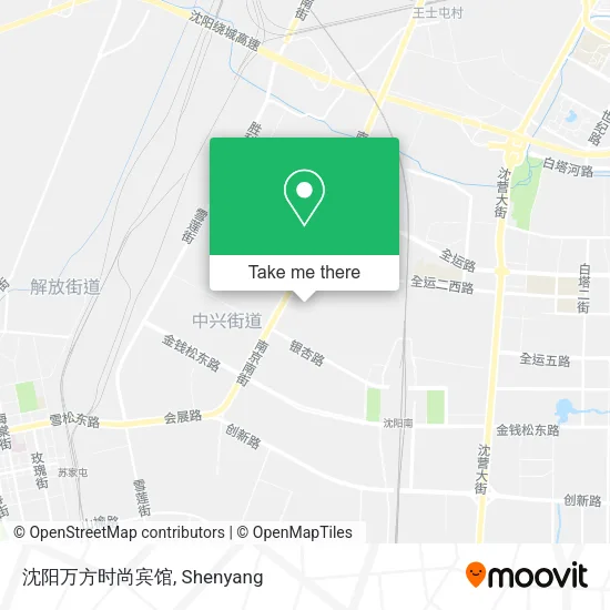 沈阳万方时尚宾馆 map