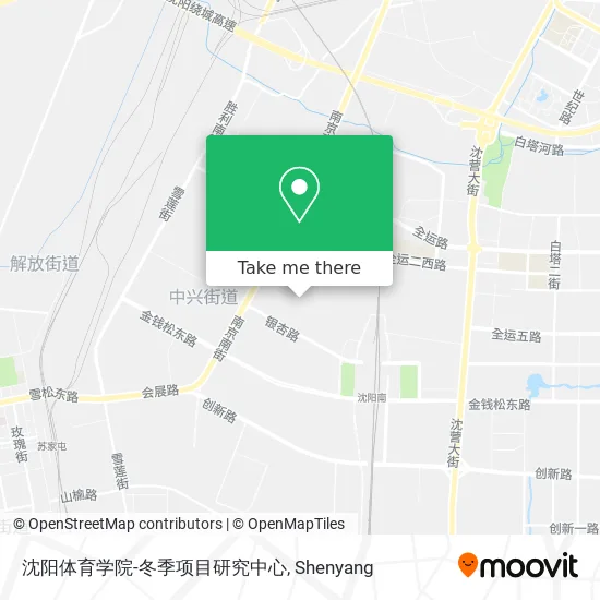 沈阳体育学院-冬季项目研究中心 map