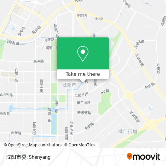 沈阳市委 map
