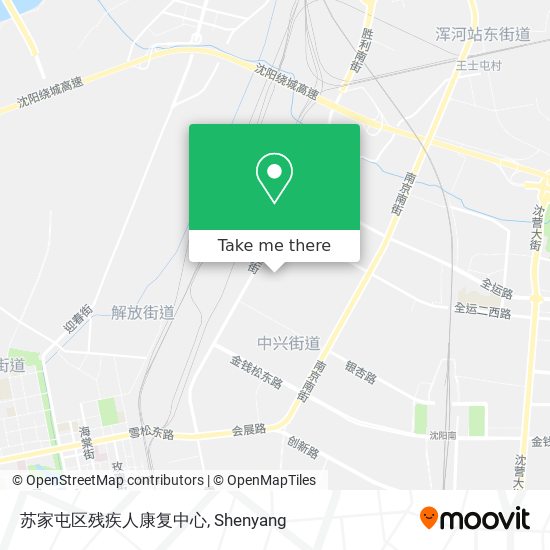 苏家屯区残疾人康复中心 map