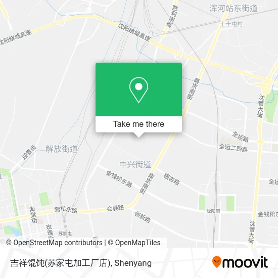 吉祥馄饨(苏家屯加工厂店) map