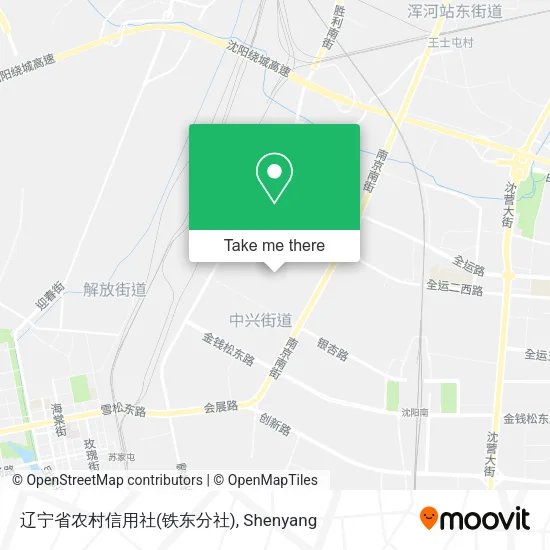 辽宁省农村信用社(铁东分社) map