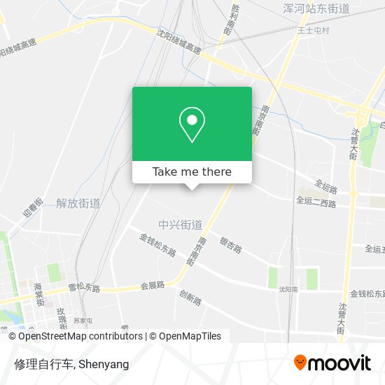修理自行车 map