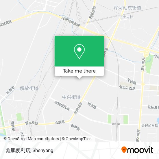 鑫鹏便利店 map