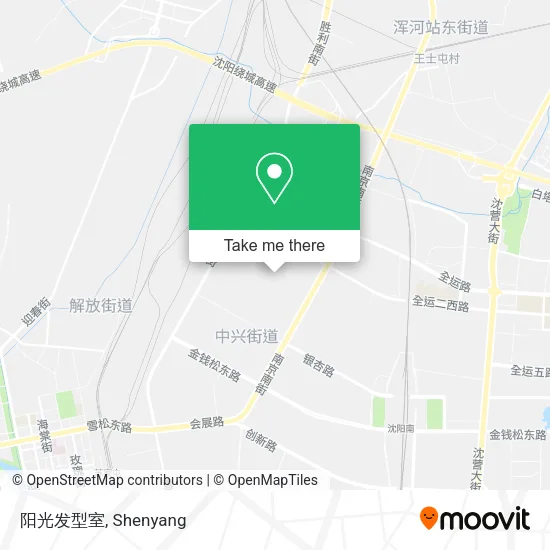 阳光发型室 map