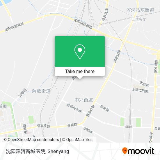 沈阳浑河新城医院 map