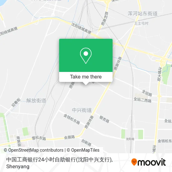 中国工商银行24小时自助银行(沈阳中兴支行) map