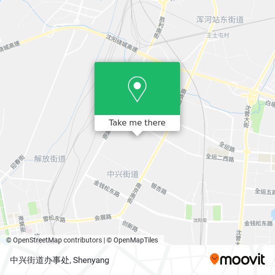 中兴街道办事处 map