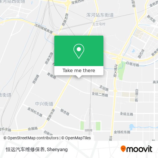恒远汽车维修保养 map