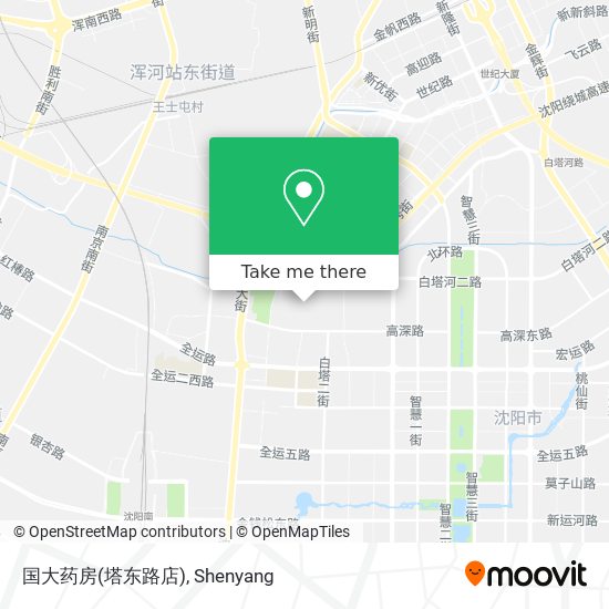 国大药房(塔东路店) map