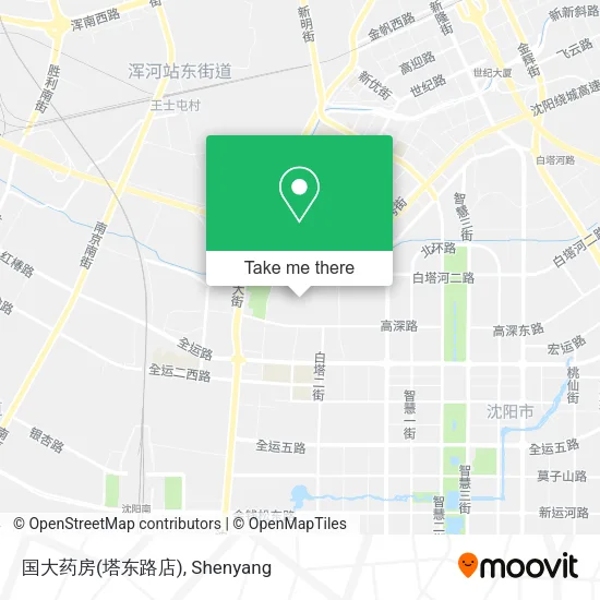 国大药房(塔东路店) map