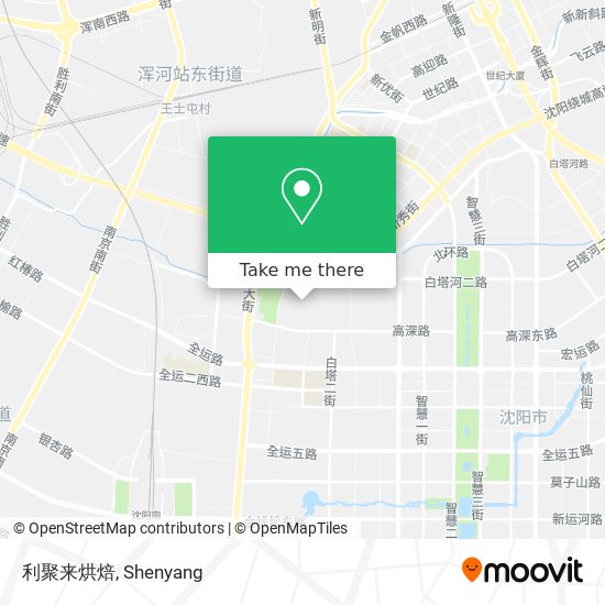 利聚来烘焙 map