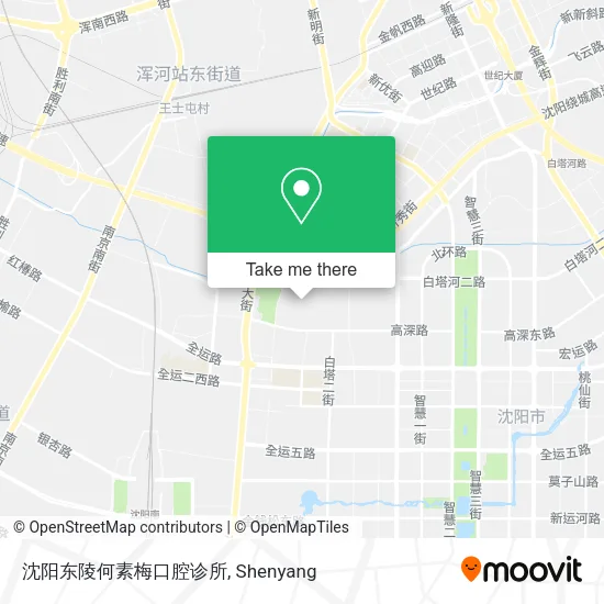 沈阳东陵何素梅口腔诊所 map