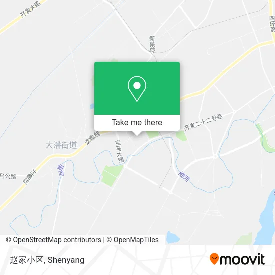 赵家小区 map