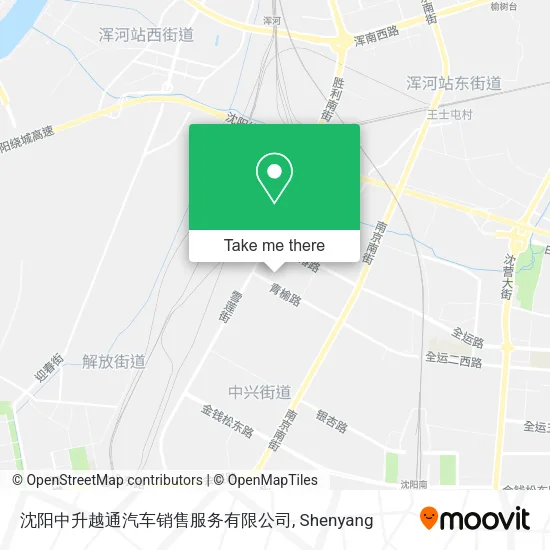 沈阳中升越通汽车销售服务有限公司 map