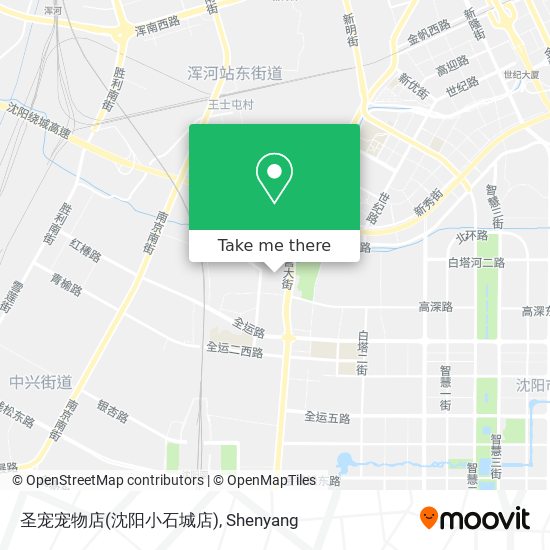 圣宠宠物店(沈阳小石城店) map