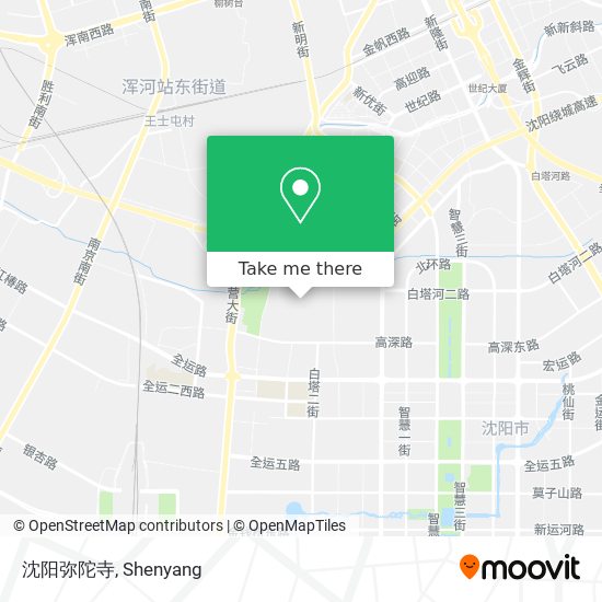 沈阳弥陀寺 map