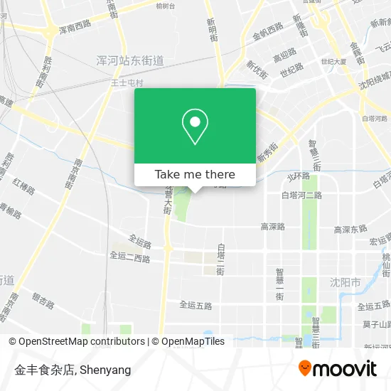 金丰食杂店 map