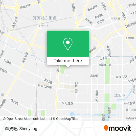 鲜奶吧 map